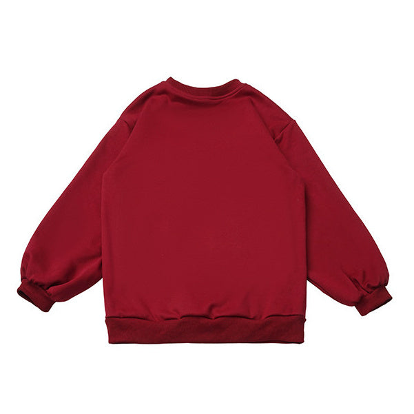 Burgundy Angel Dog Sweatshirt