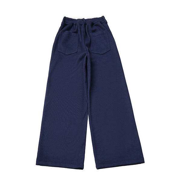 Kawaii Heart Appliqué Wide Leg Pants