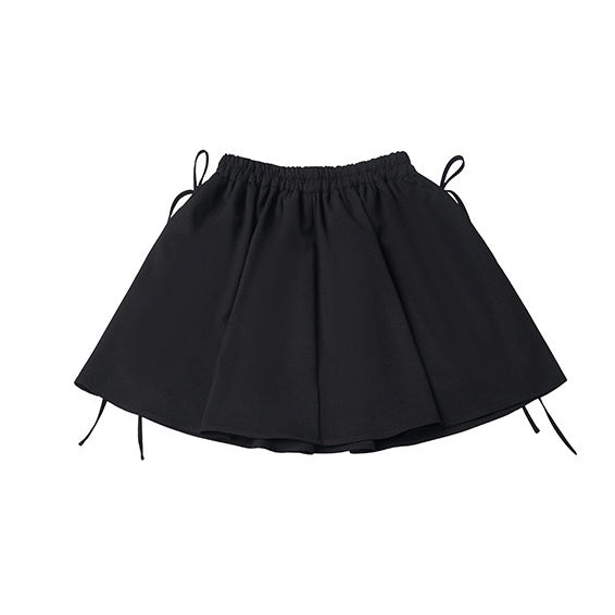 Star-Stud Bow Mini Skirt