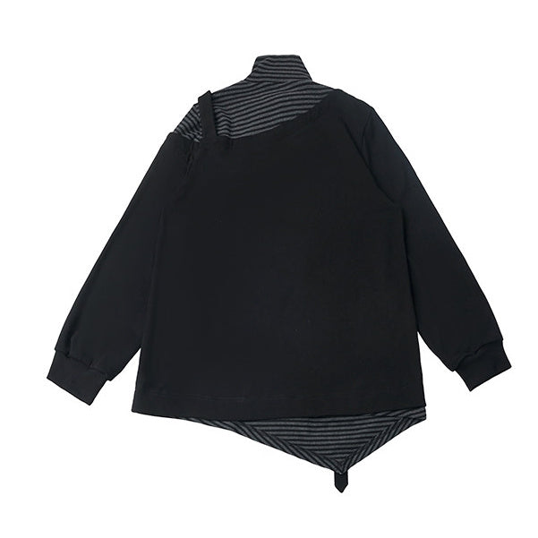 Grunge Layered Graphic Hoodie
