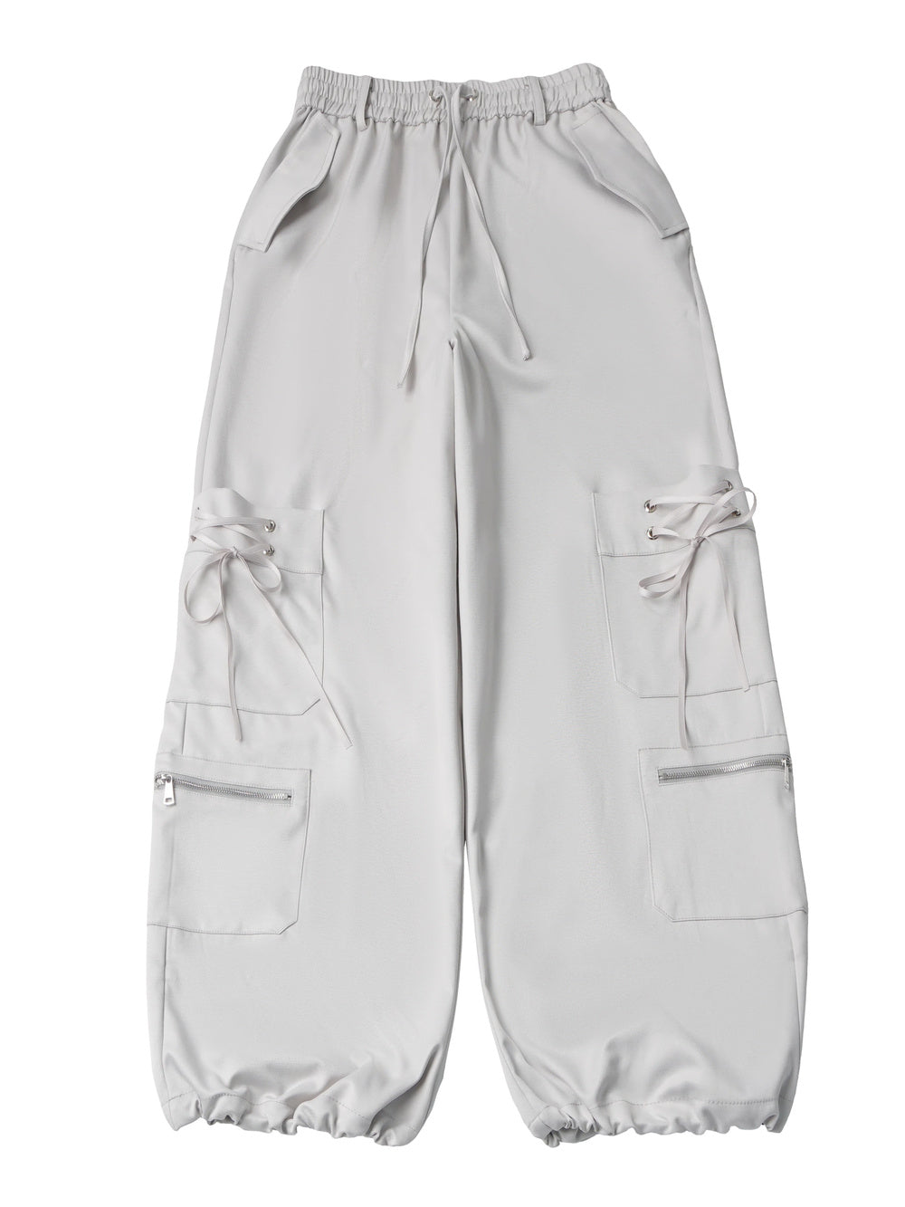 Balletcore Lace-Up Cargo Pants