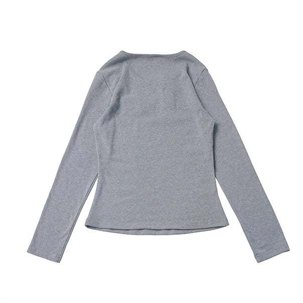 Mouse Graphic Long Sleeve Top with Shawl