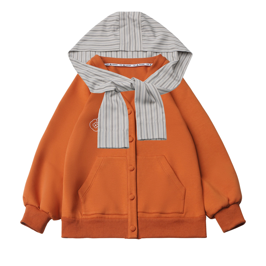 Bunny Persimmon Sweatshirt Jacket