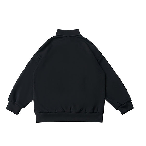 Punk Mouse Graphic Funnel Neck Sweatshirt