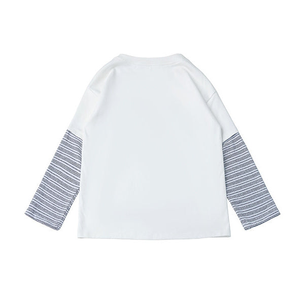 Star Clock Faux-Layered T-Shirt