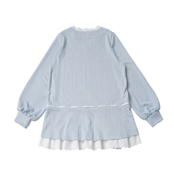 Rocking Horse Lace Trim Hoodie