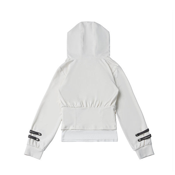 Koala Graphic Corset-Waist Hoodie