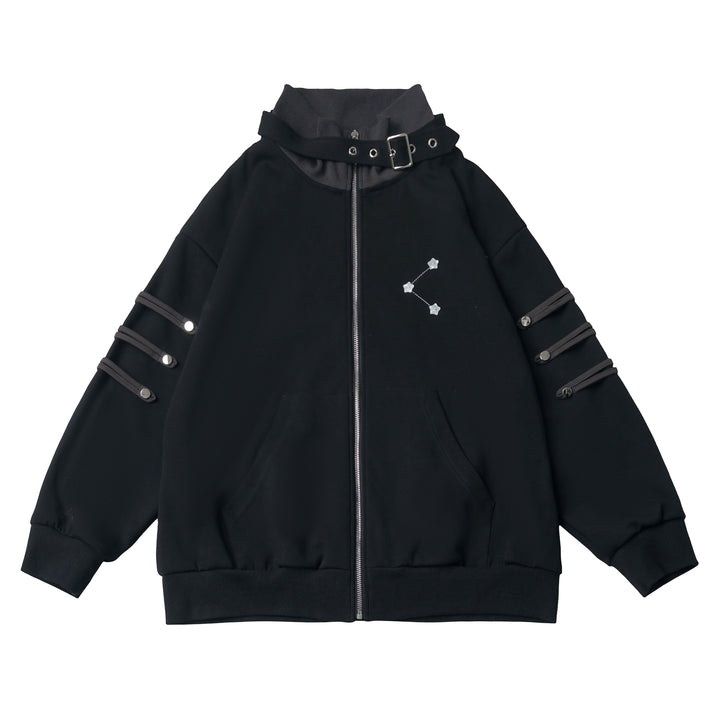 Gothic Constellation Zip-Up Jacket