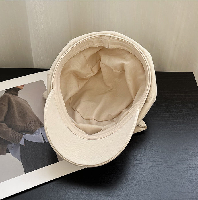 Cute Cat Ear Paw Embroidered Cap