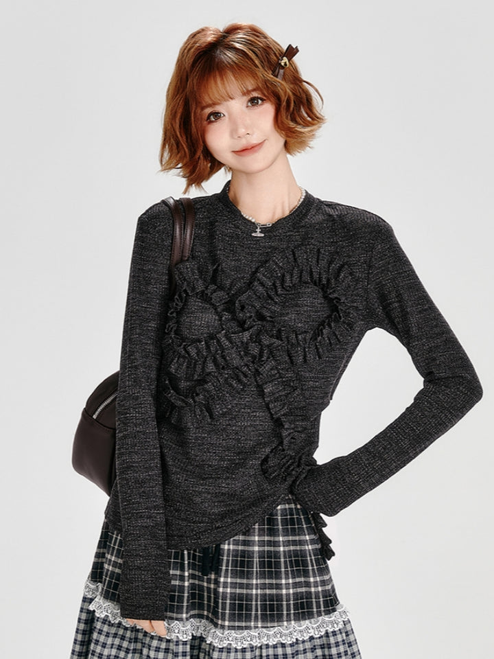 American Style Black 3D Bow Top