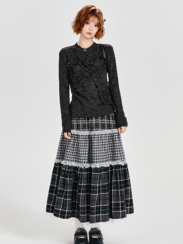 American Style Black 3D Bow Top