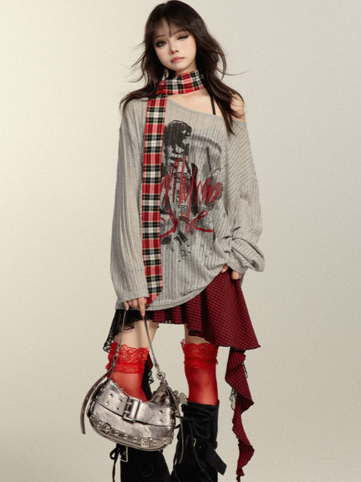 Punk Loose Fit Knitted Top