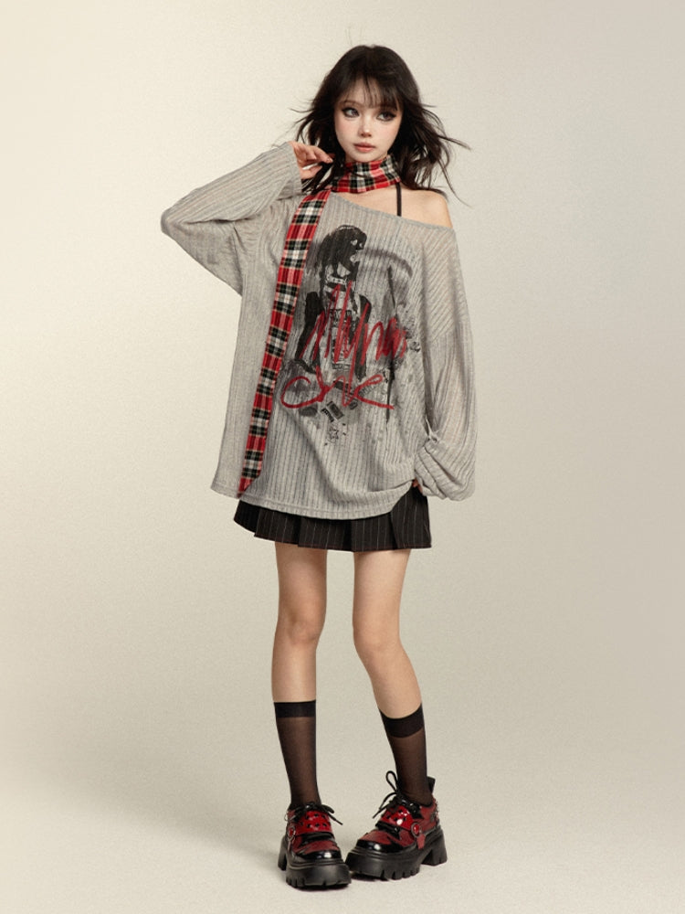 Punk Loose Fit Knitted Top