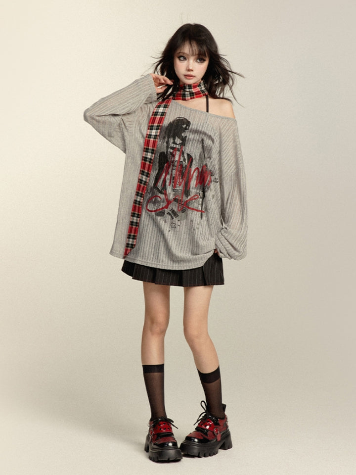 Punk Loose Fit Knitted Top