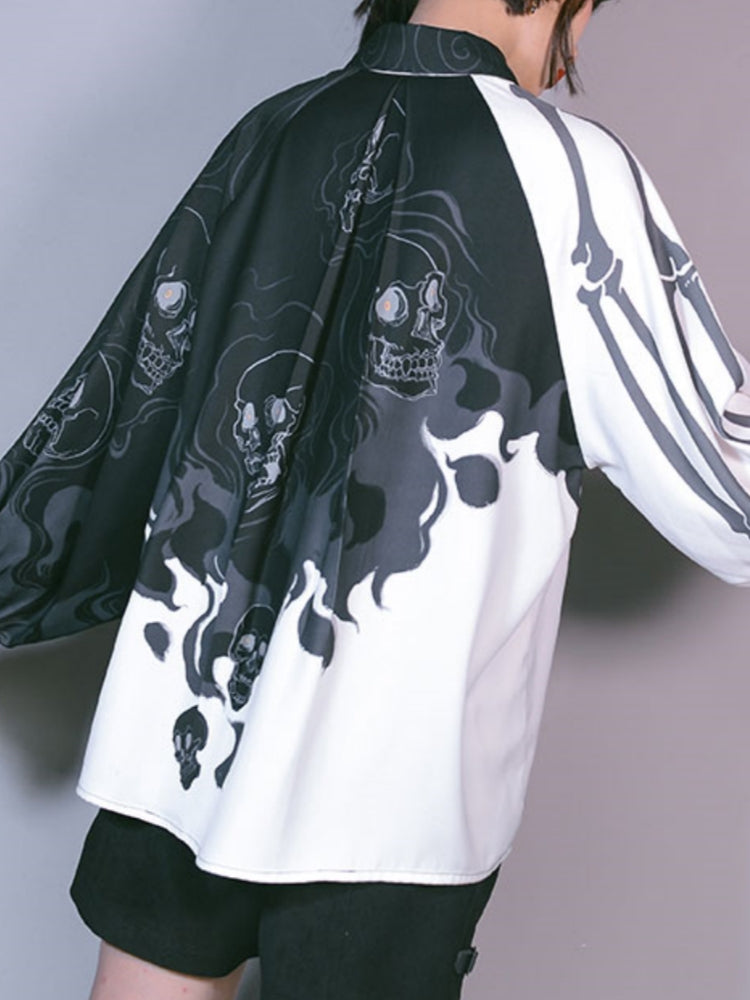 Vintage Punk Asymmetrical Shirt