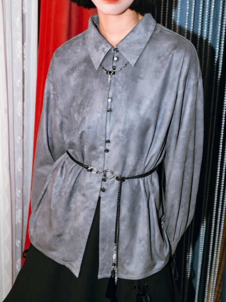 Vintage Chinese Style Fall Winter Shirt