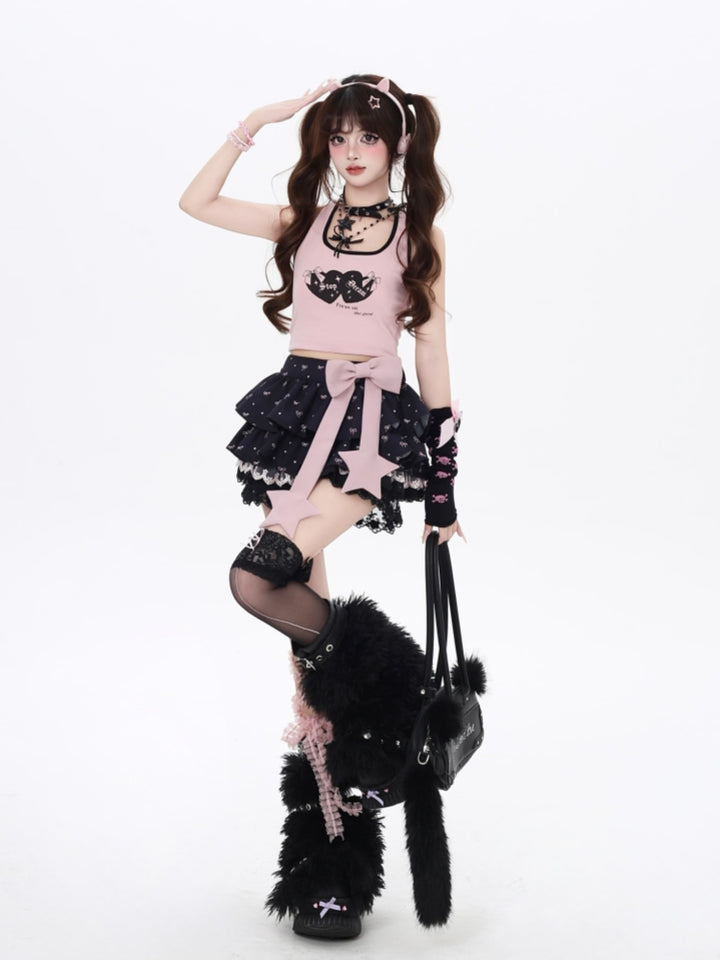 Bow Sweet Girl Puff Cake Skirt – Spring/Summer