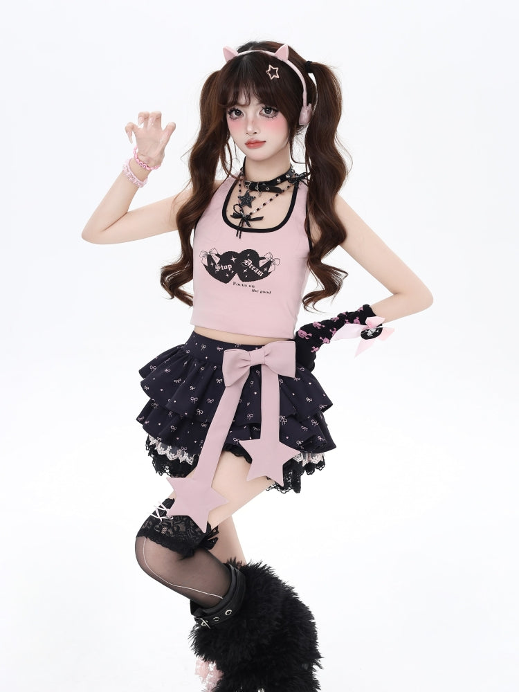 Bow Sweet Girl Puff Cake Skirt – Spring/Summer