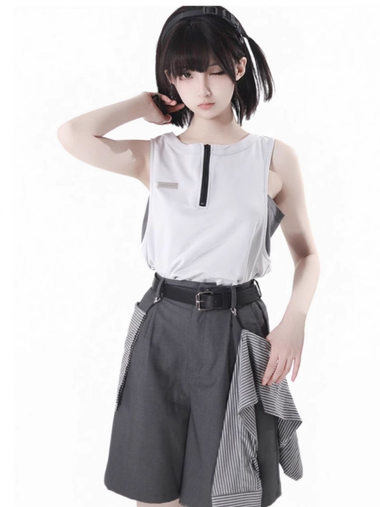Unisex design outwear/vest/shorts