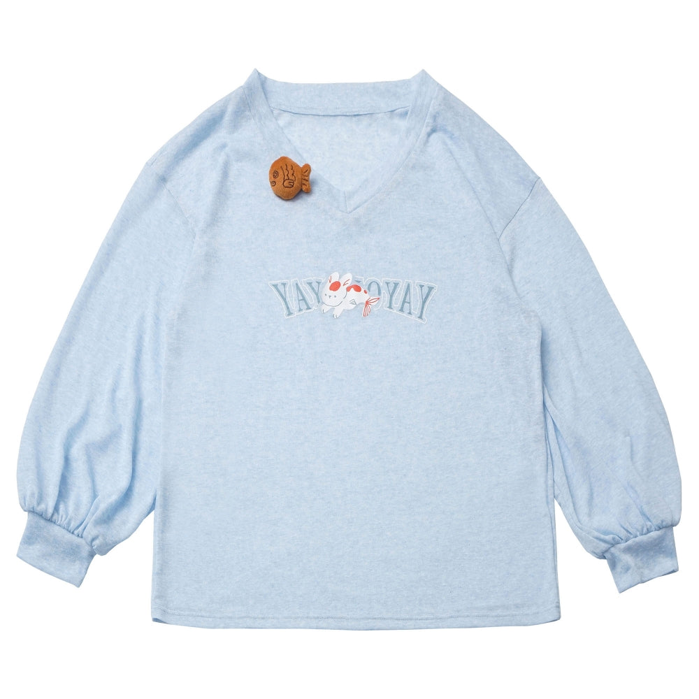 Light Blue Sun Protection Shirt / Gray Pants