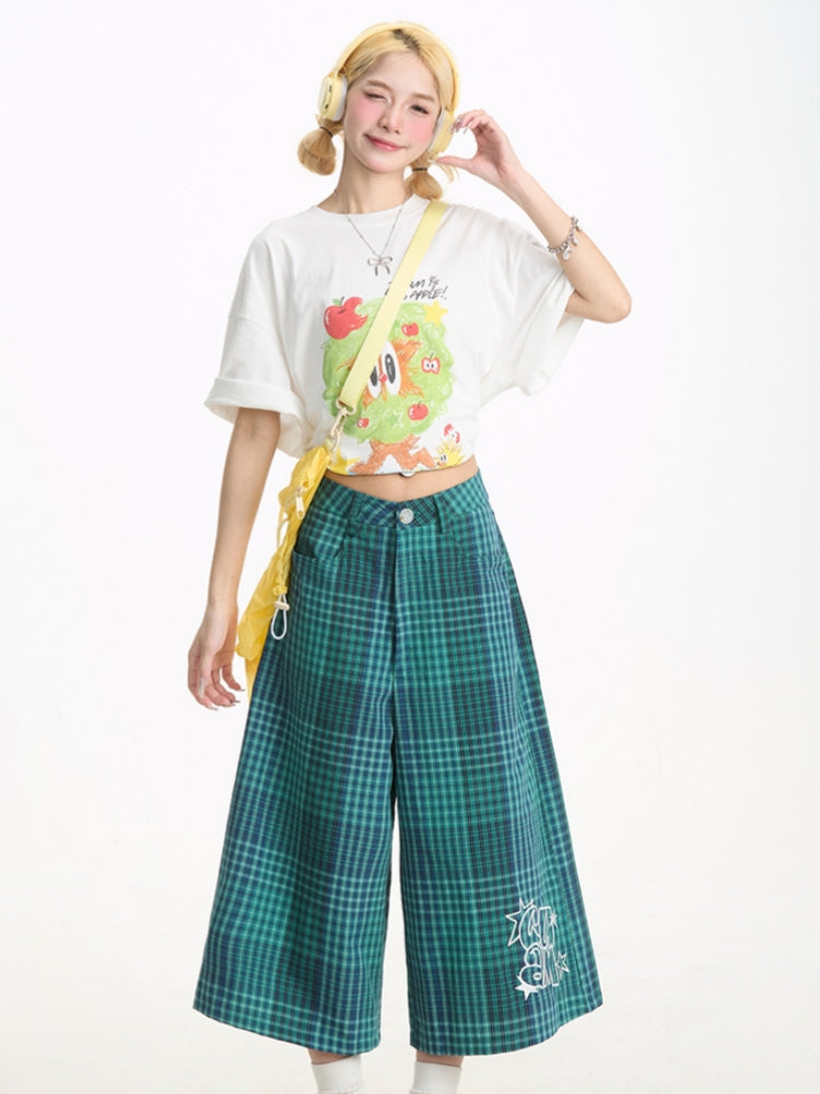 Apple Tree Graffiti Loose-Fit T-shirt