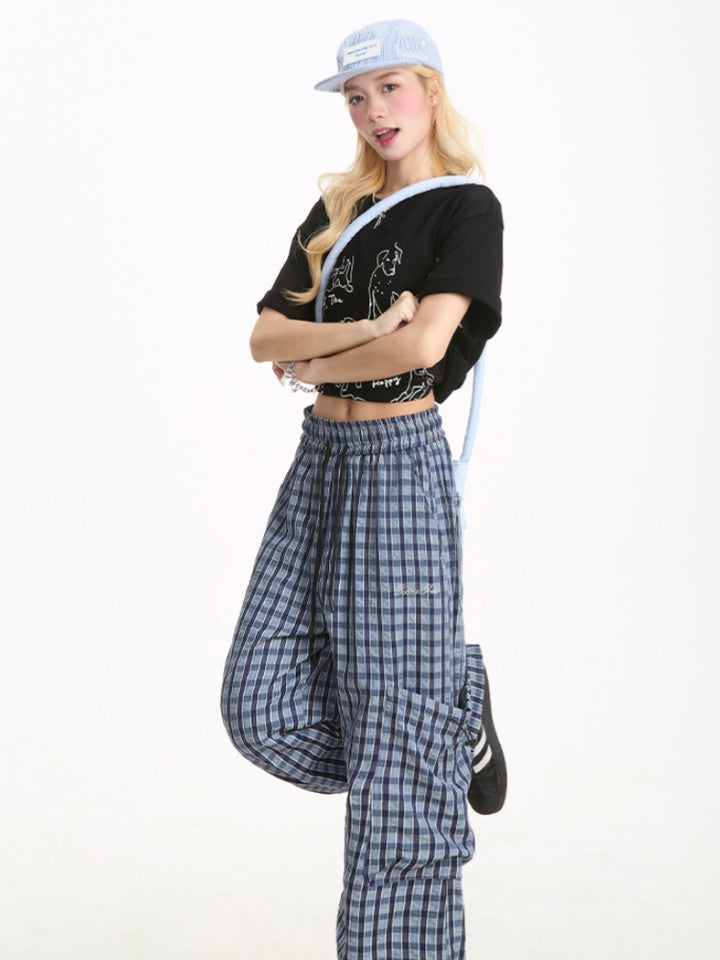 Dog Print Summer Short-Sleeve T-shirt