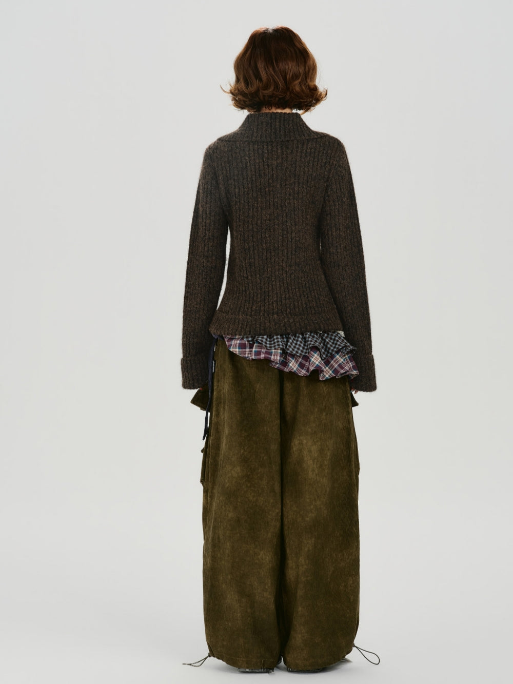 Whimsical Shaped Buttons Chunky Knit Cardigan