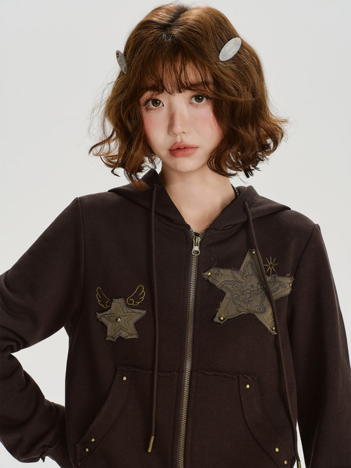 Star Patch Vintage Jacket