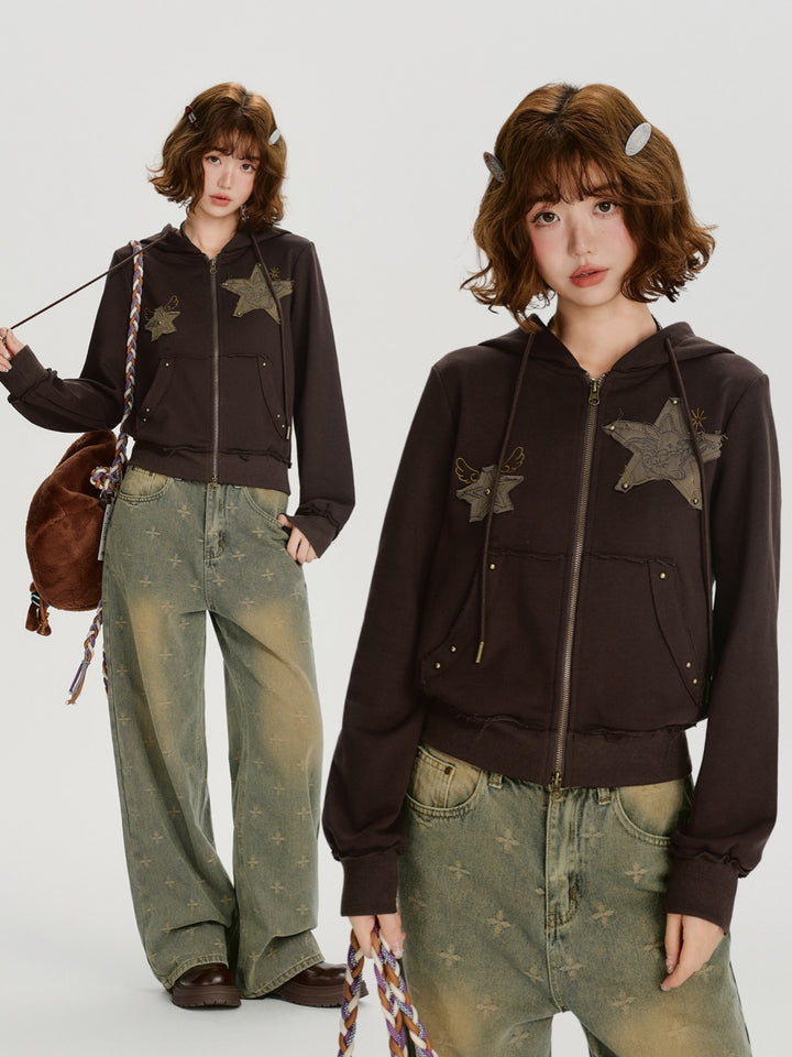 Star Patch Vintage Jacket