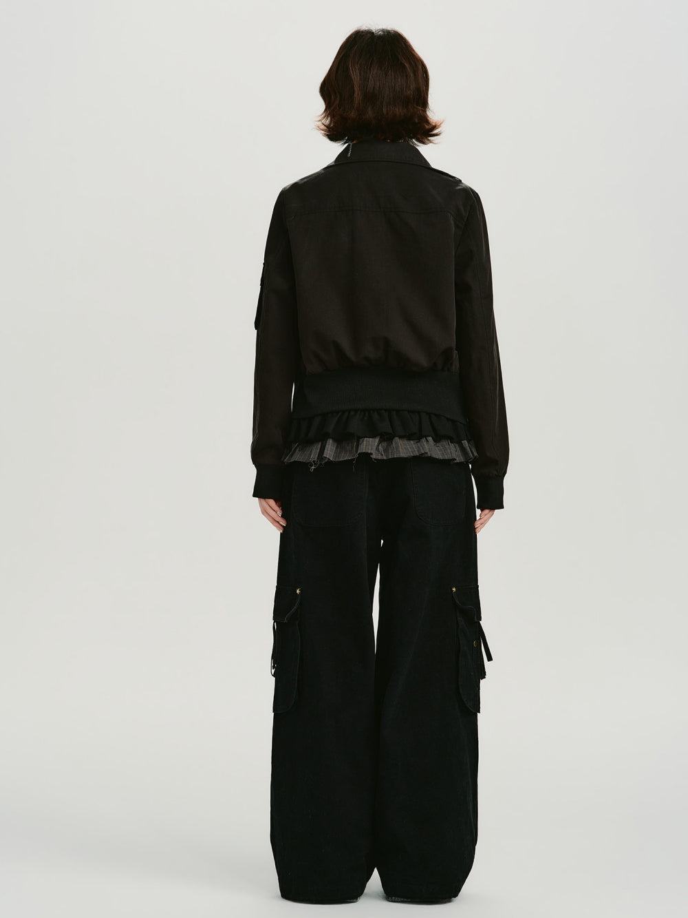 Buckle Collar Utility Jacket