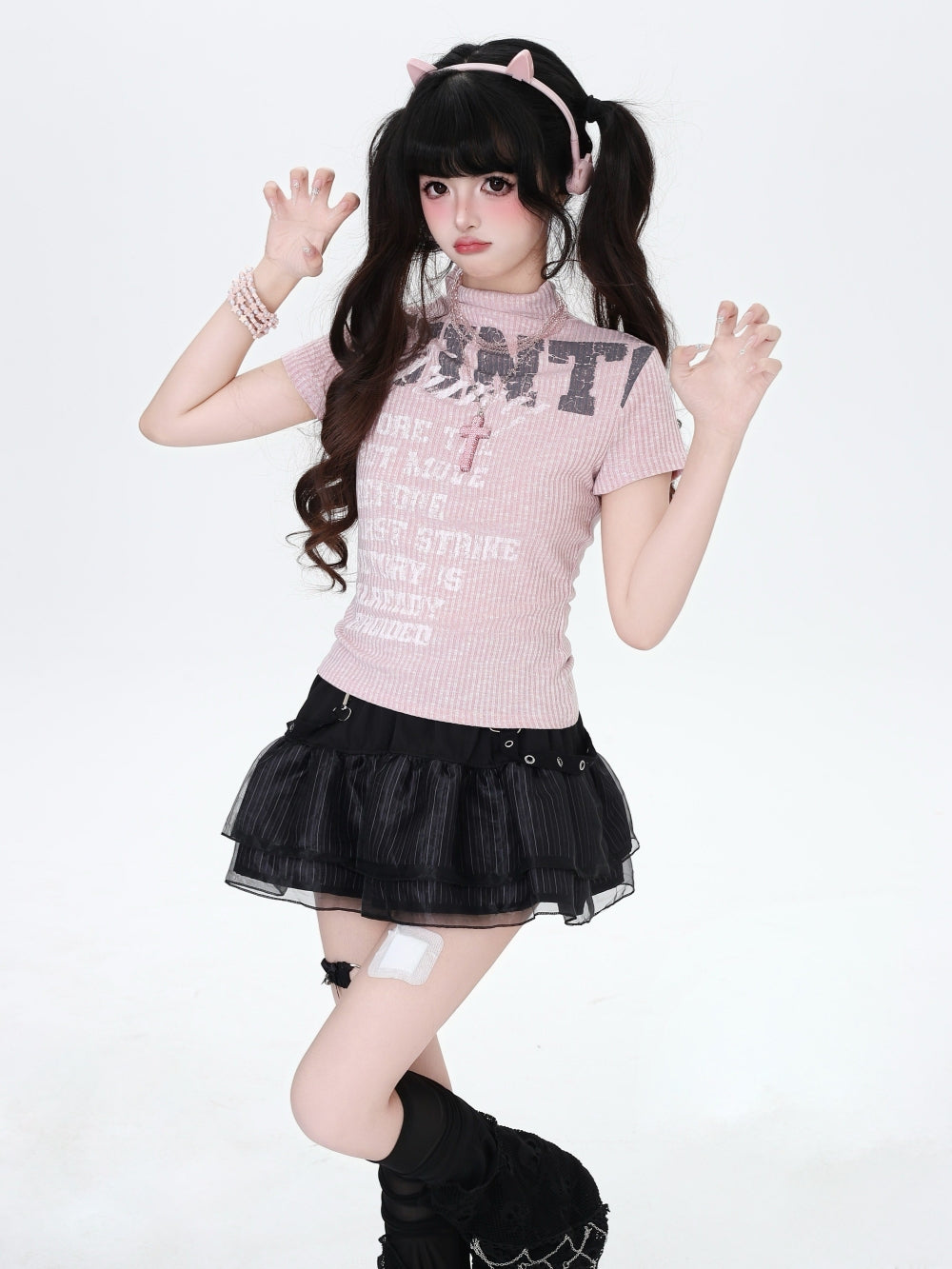 Vintage Pink Graphic Spiced Girl T-shirt