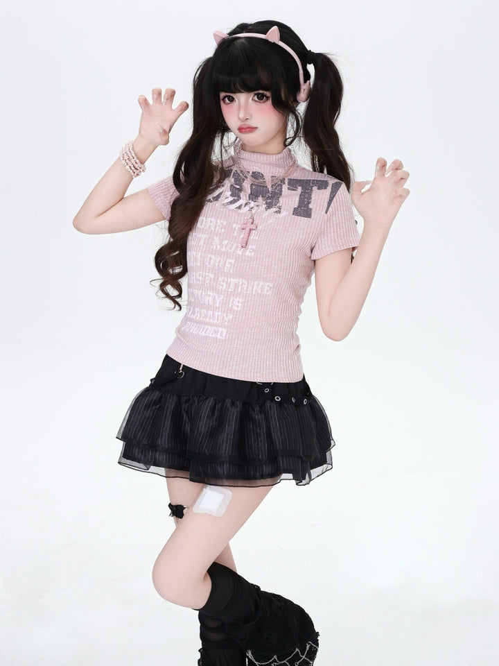 Vintage Pink Graphic Spiced Girl T-shirt