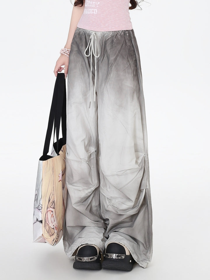 Vintage Gradient Wash Oversized Balloon Pants