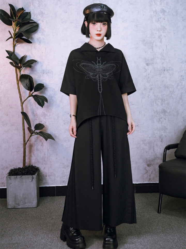 Moth Graphic Avant-Garde Tee