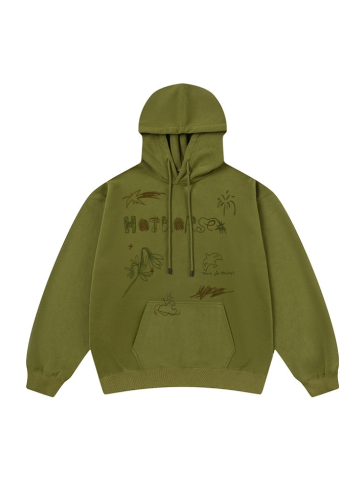 Kawaii Print Japanese Style Hoodie