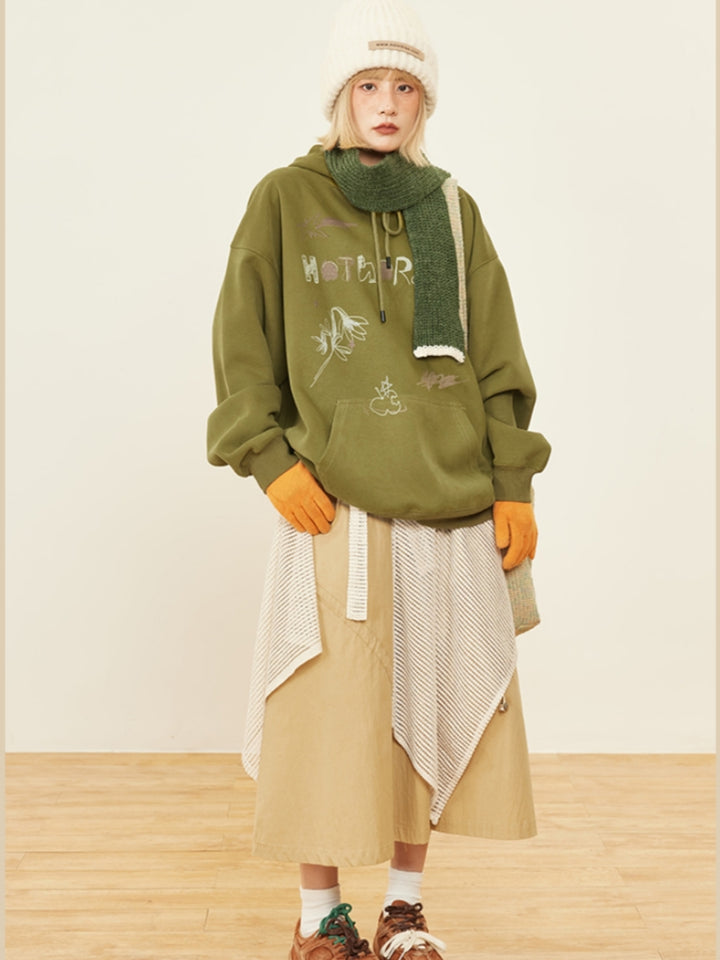 Kawaii Print Japanese Style Hoodie