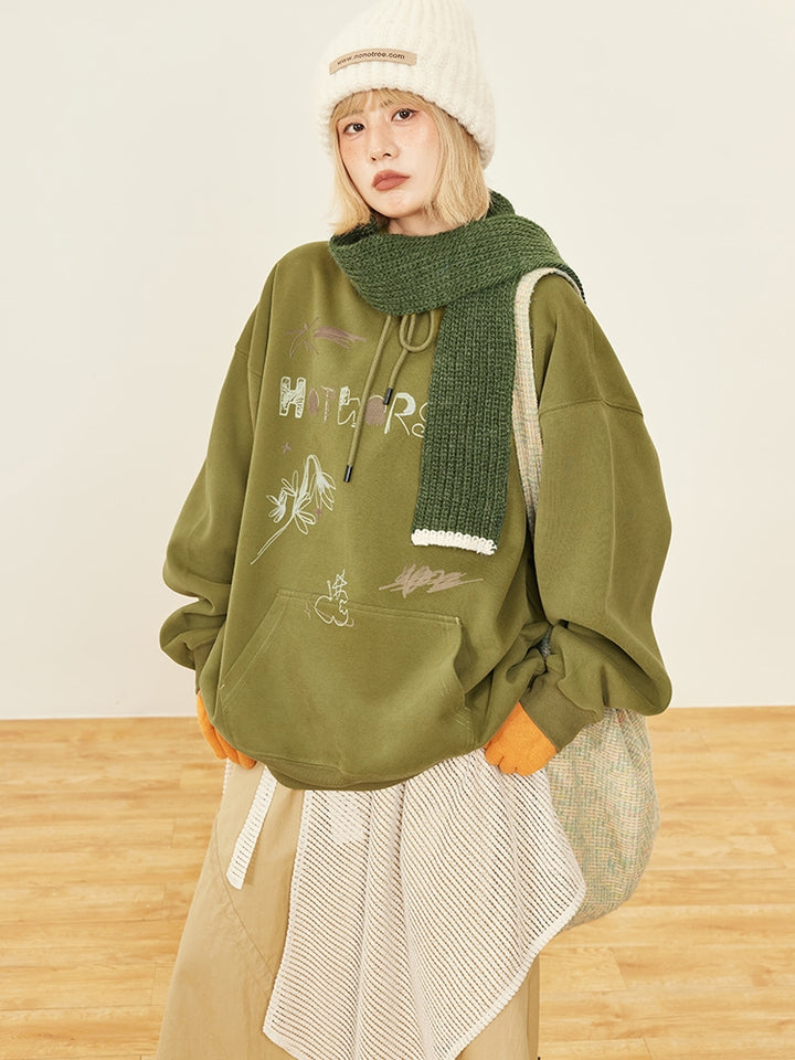 Kawaii Print Japanese Style Hoodie