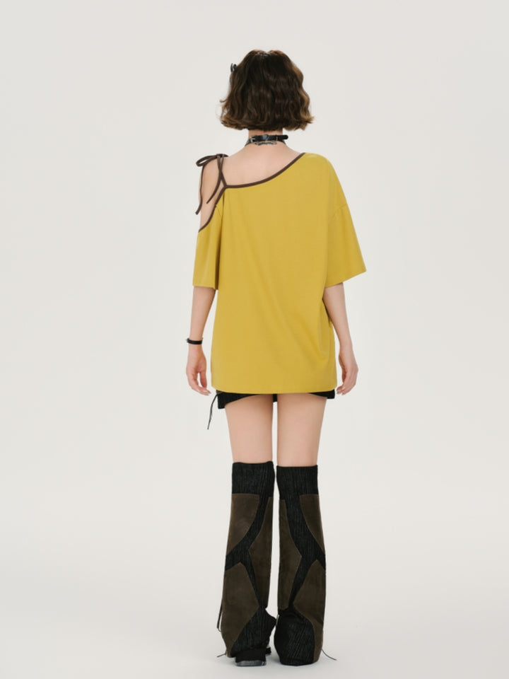 Modern Abstract Feline Graphic Tee