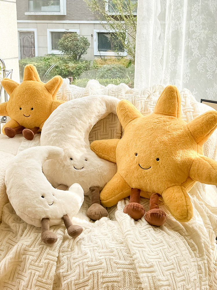 Cute Sun & Moon Plushie