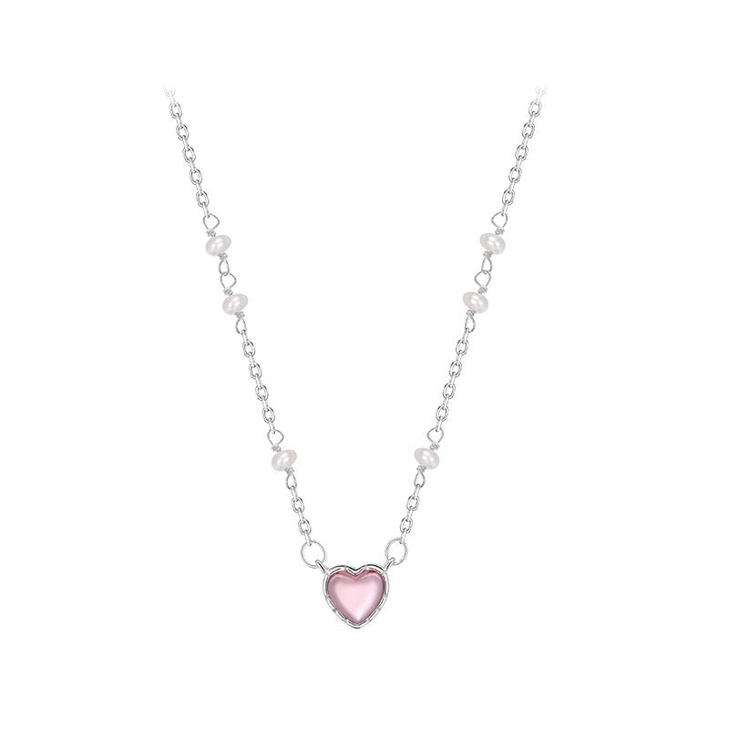 Pearl Heart Necklace