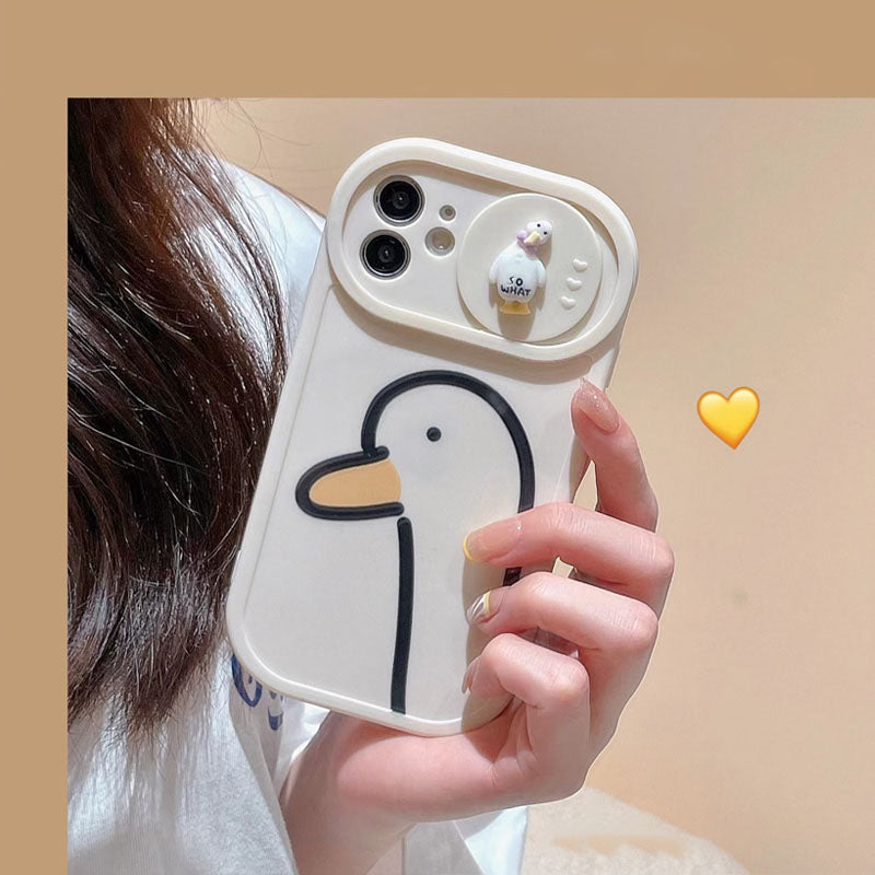 Cartoon Duck iPhone Case