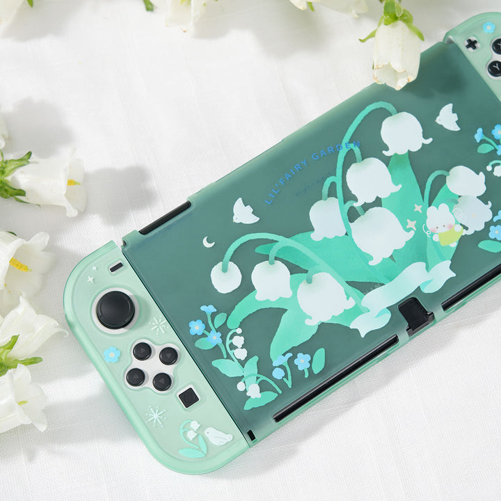 lily of the valley protective case for Nintendo switch Oled