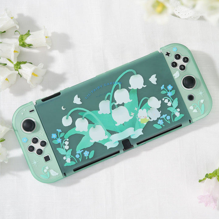 lily of the valley protective case for Nintendo switch Oled