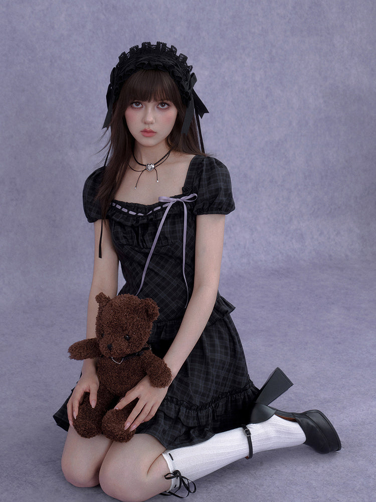 Gothic Plaid Series Dress