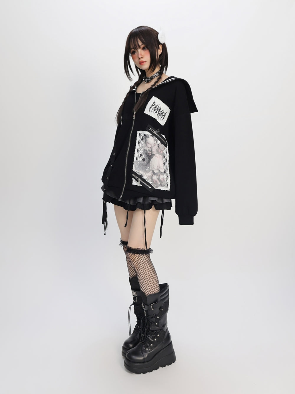 Pandora Girls Sailor Jacket - Edgy Cute Cardigan Chic