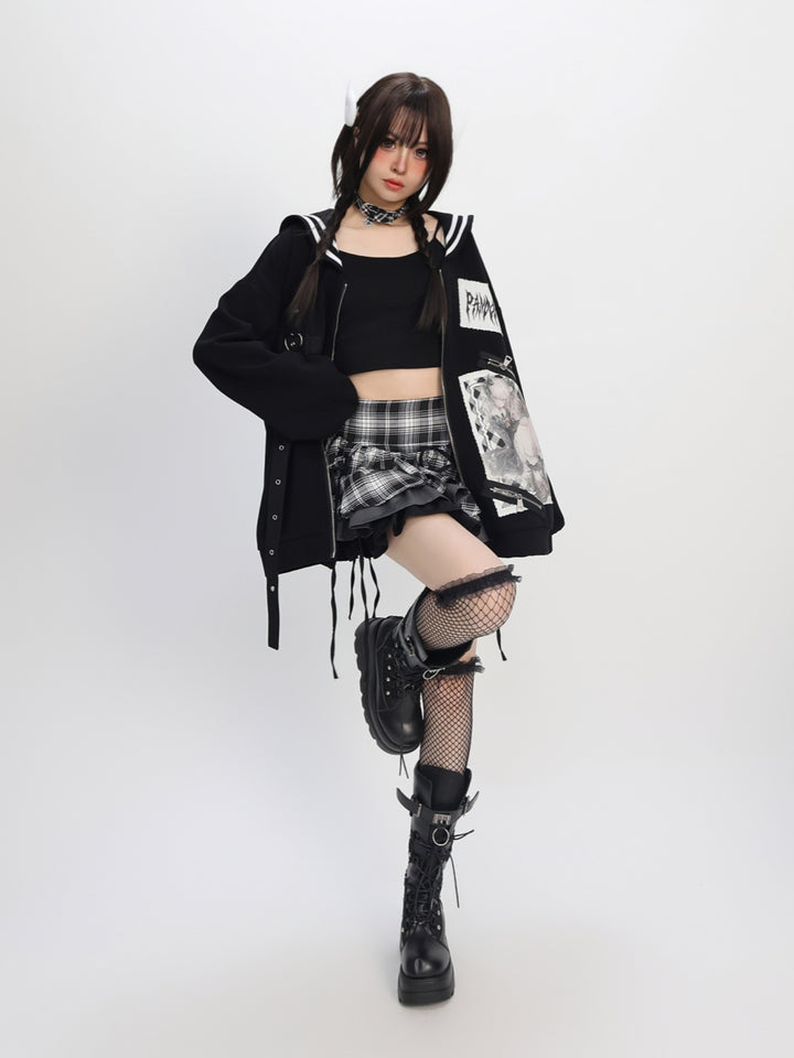 Pandora Girls Sailor Jacket - Edgy Cute Cardigan Chic