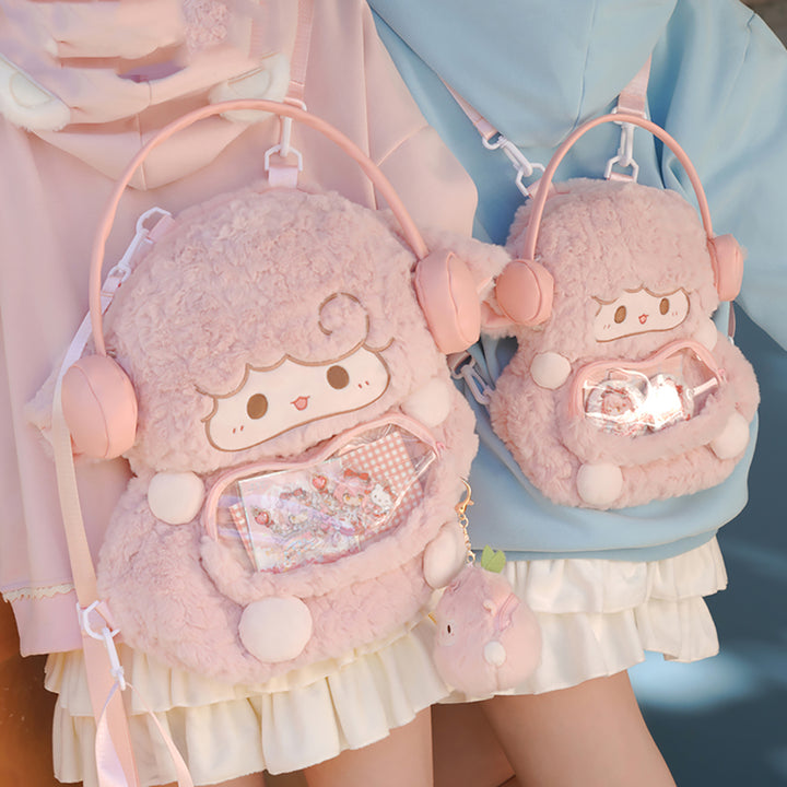 Pink Little Lamb Ita-Bag Backpack