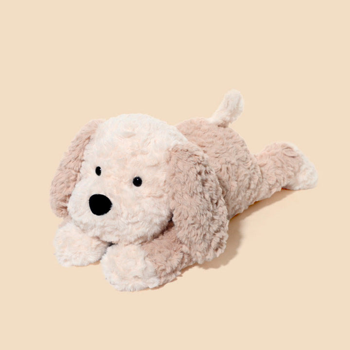 Beige Floppy Ear Dog Plush Toy