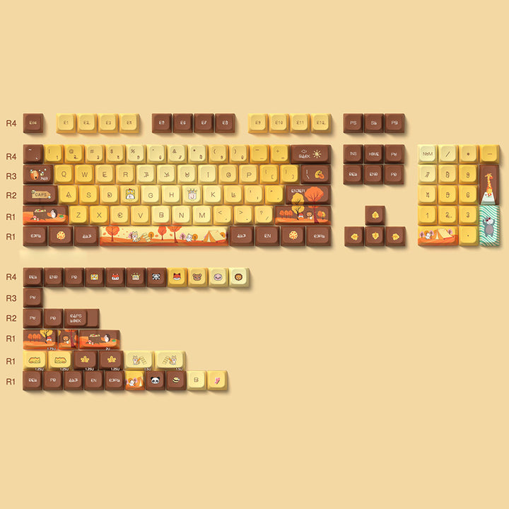 Autumn Theme Keycaps Set for Mechanical Keyboards