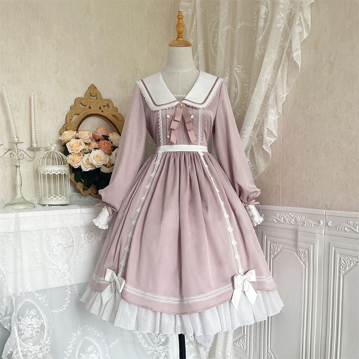 Rabbit Ear Princess Long Sleeve Dress